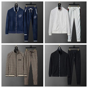 Louis Vuitton LV Gucci versatile and classic fashion suit set-4843  